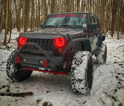 ORACLE Lighting 2007-2017 Jeep Wrangler JK LED Headlight Halo Kit by ORACLE Lighting