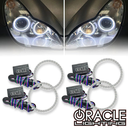 ORACLE Lighting 2004-2010 Mercedes CLS W219 LED Headlight Halo Kit by ORACLE Lighting