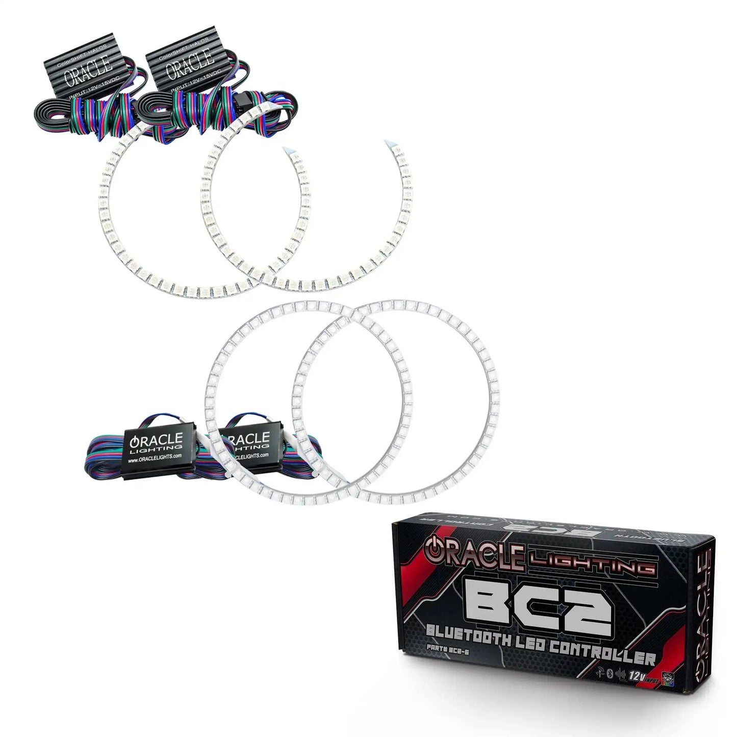 2008-2016 Mitsubishi Lancer/EVO ORACLE Halo Kit - Non Projector/HID by ORACLE Lighting