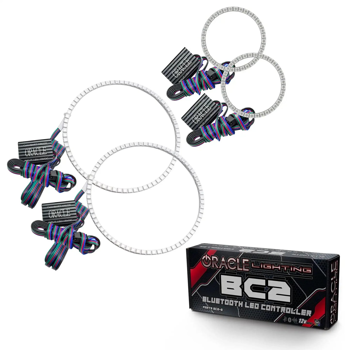 ORACLE Lighting 2003-2008 Volvo XC90 LED Headlight Halo Kit by ORACLE Lighting