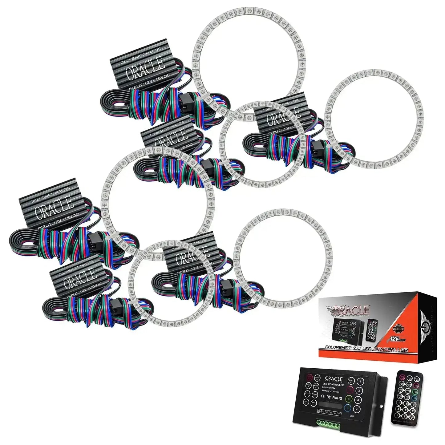 2005-2013 Chevrolet C6 Corvette ORACLE Triple Halo Headlight Kit by ORACLE Lighting