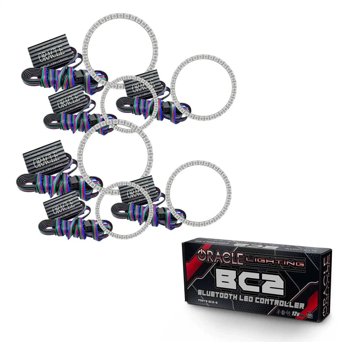 2005-2013 Chevrolet C6 Corvette ORACLE Triple Halo Headlight Kit by ORACLE Lighting