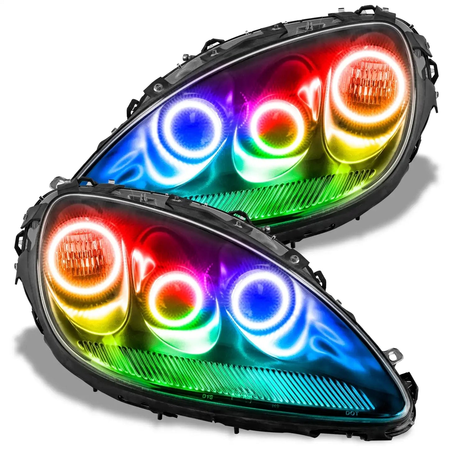 2005-2013 Chevrolet C6 Corvette ORACLE Triple Halo Headlight Kit by ORACLE Lighting