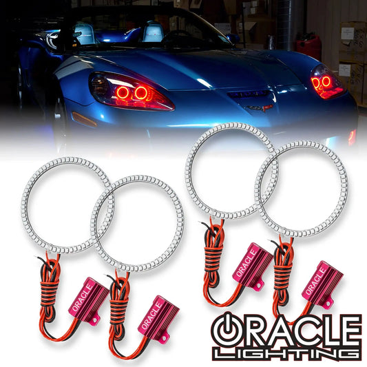ORACLE Lighting 2005-2013 Chevrolet C6 Corvette LED Headlight Halo Kit by ORACLE Lighting