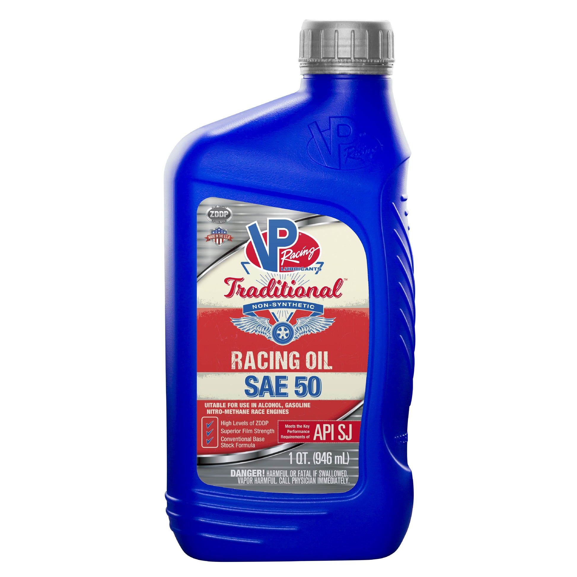 VP SAE 50 Traditional Non Syn Racing Oil Qt by VP Racing Fuels