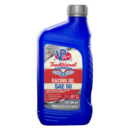 VP SAE 50 Traditional Non Syn Racing Oil Qt by VP Racing Fuels