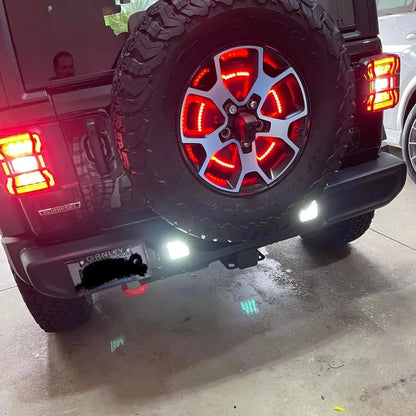 2018-2025 Jeep Wrangler JL LED Bumper Reverse Lights - 1000 Lumen High-Output Upgrade by ORACLE Lighting