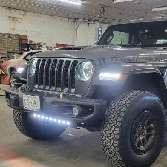 ORACLE Lighting Skid Plate with Integrated LED Emitters for Jeep Wrangler JL and Gladiator JT by ORACLE Lighting