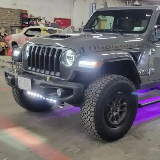 ORACLE Lighting Skid Plate with Integrated LED Emitters for Jeep Wrangler JL and Gladiator JT by ORACLE Lighting