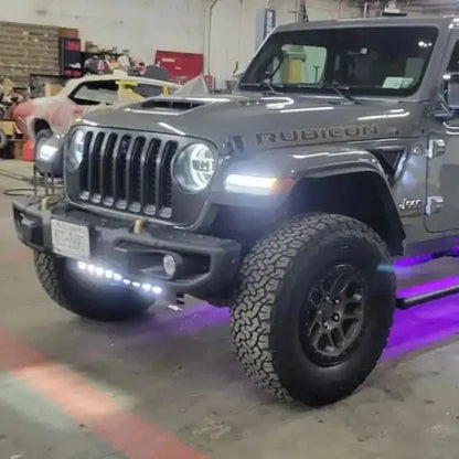 ORACLE Lighting Skid Plate with Integrated LED Emitters for Jeep Wrangler JL and Gladiator JT by ORACLE Lighting