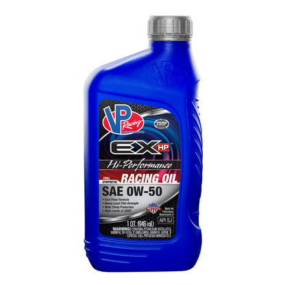 EX HP SAE 0W-50 Hi Perf Racing Oil Qt by VP Racing Fuels