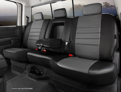 SL60 Series - Leatherlite Simulated Leather Custom Fit Rear Seat Cover- Gray by FIA