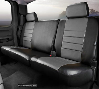 SL60 Series - Leatherlite Simulated Leather Custom Fit Rear Seat Cover- Gray by FIA