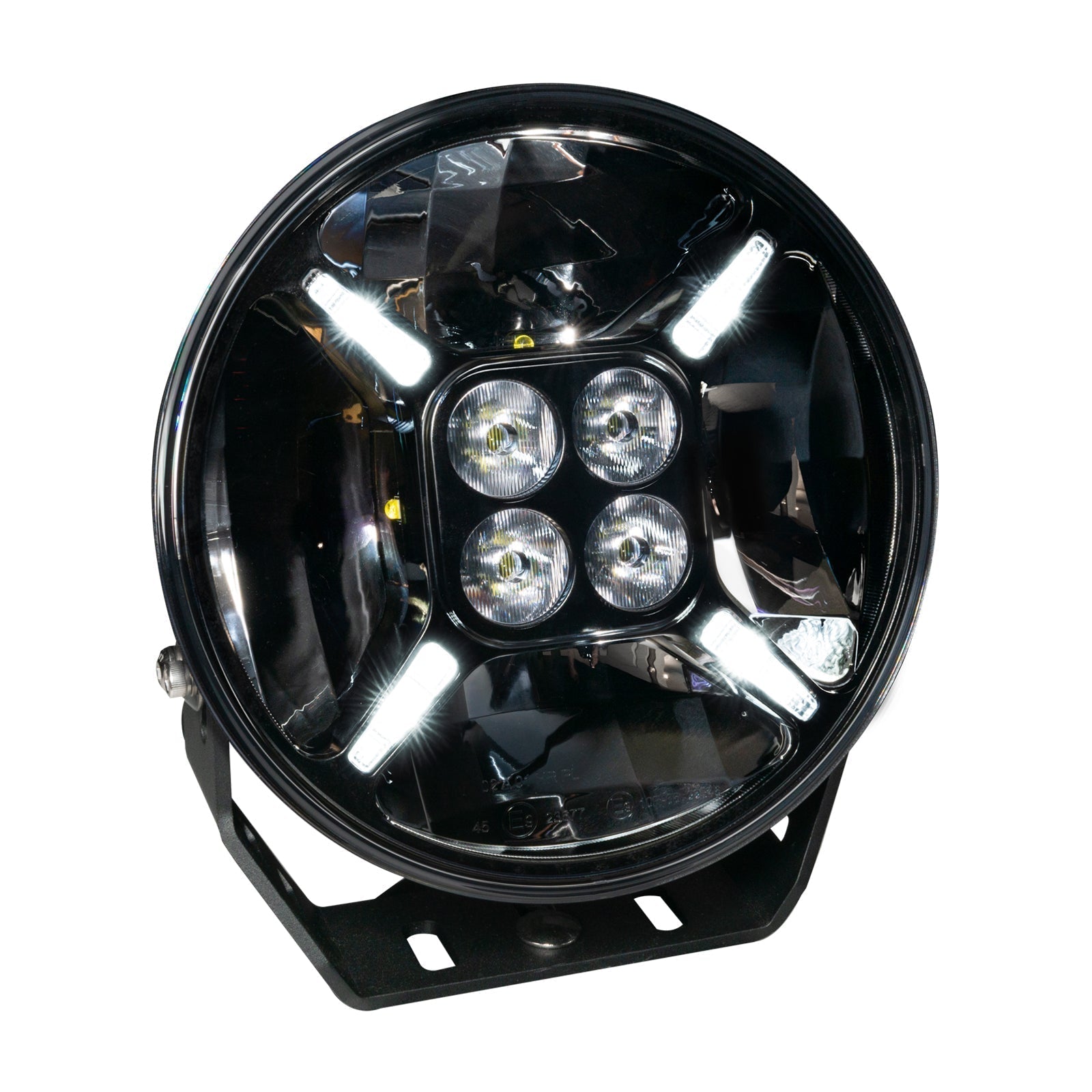 ORACLE Lighting EXO 9" Multifunction 120W LED Spotlight – Round Post Mount by ORACLE Lighting