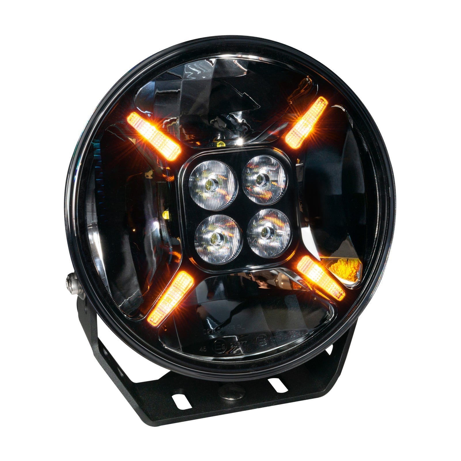 ORACLE Lighting EXO 9" Multifunction 120W LED Spotlight – Round Post Mount by ORACLE Lighting