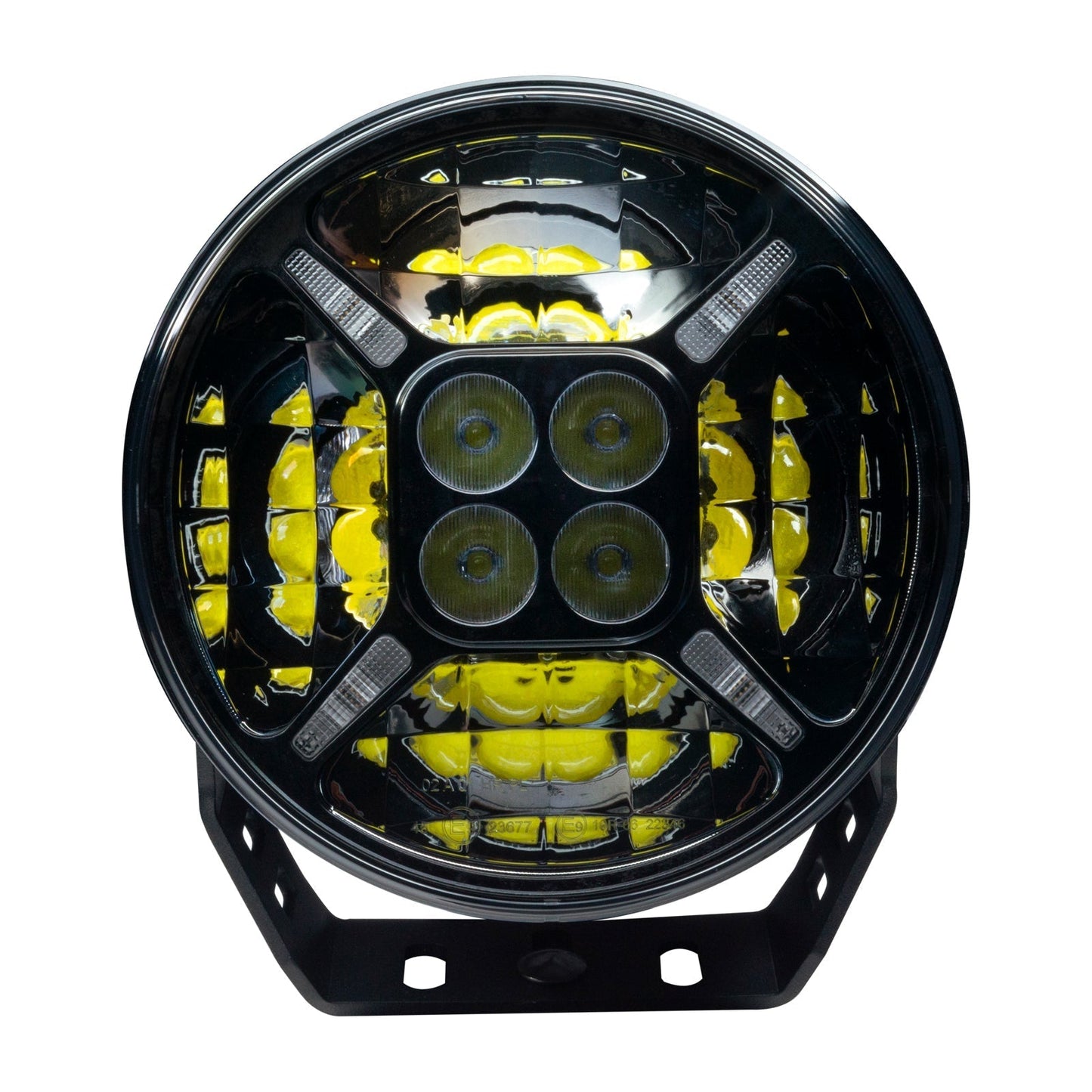 ORACLE Lighting EXO 9" Multifunction 120W LED Spotlight – Round Post Mount by ORACLE Lighting