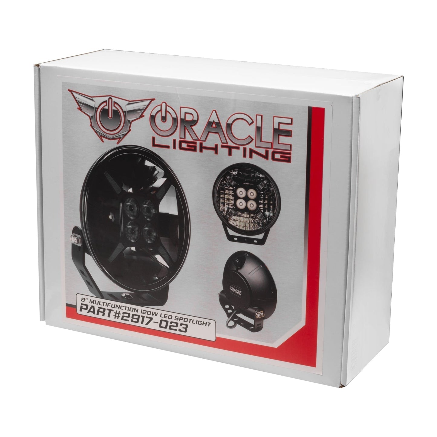 ORACLE Lighting EXO 9" Multifunction 120W LED Spotlight – Round Post Mount by ORACLE Lighting