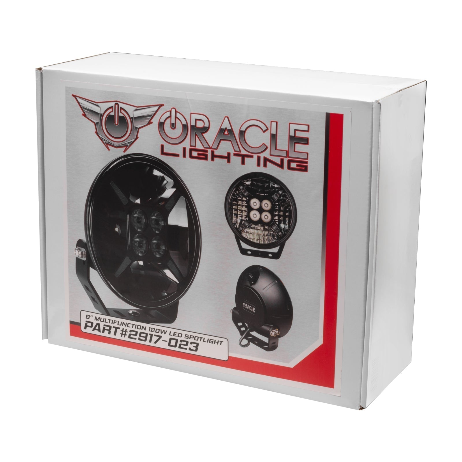 ORACLE Lighting EXO 9" Multifunction 120W LED Spotlight – Round Post Mount by ORACLE Lighting