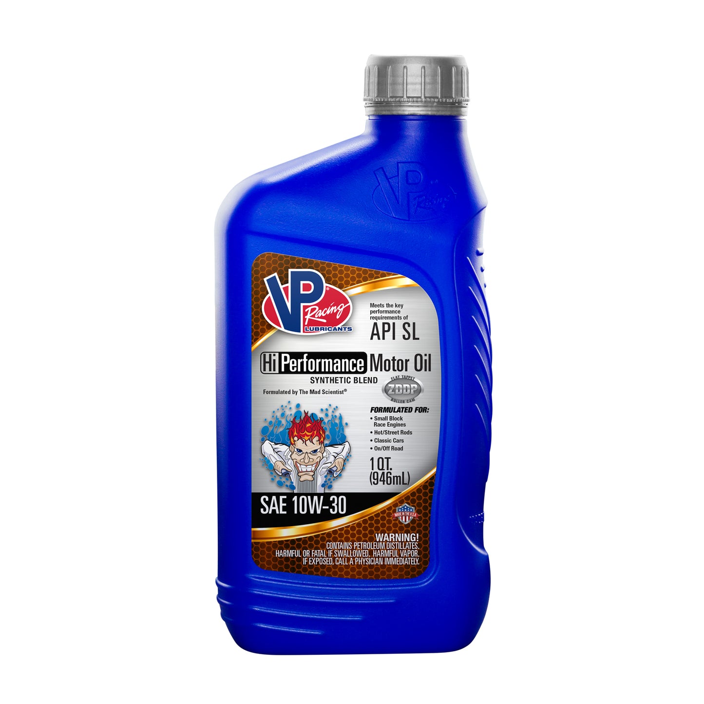 VP SYN Blend 10W-30 Hi-Performance Motor Oil Qt by VP Racing Fuels