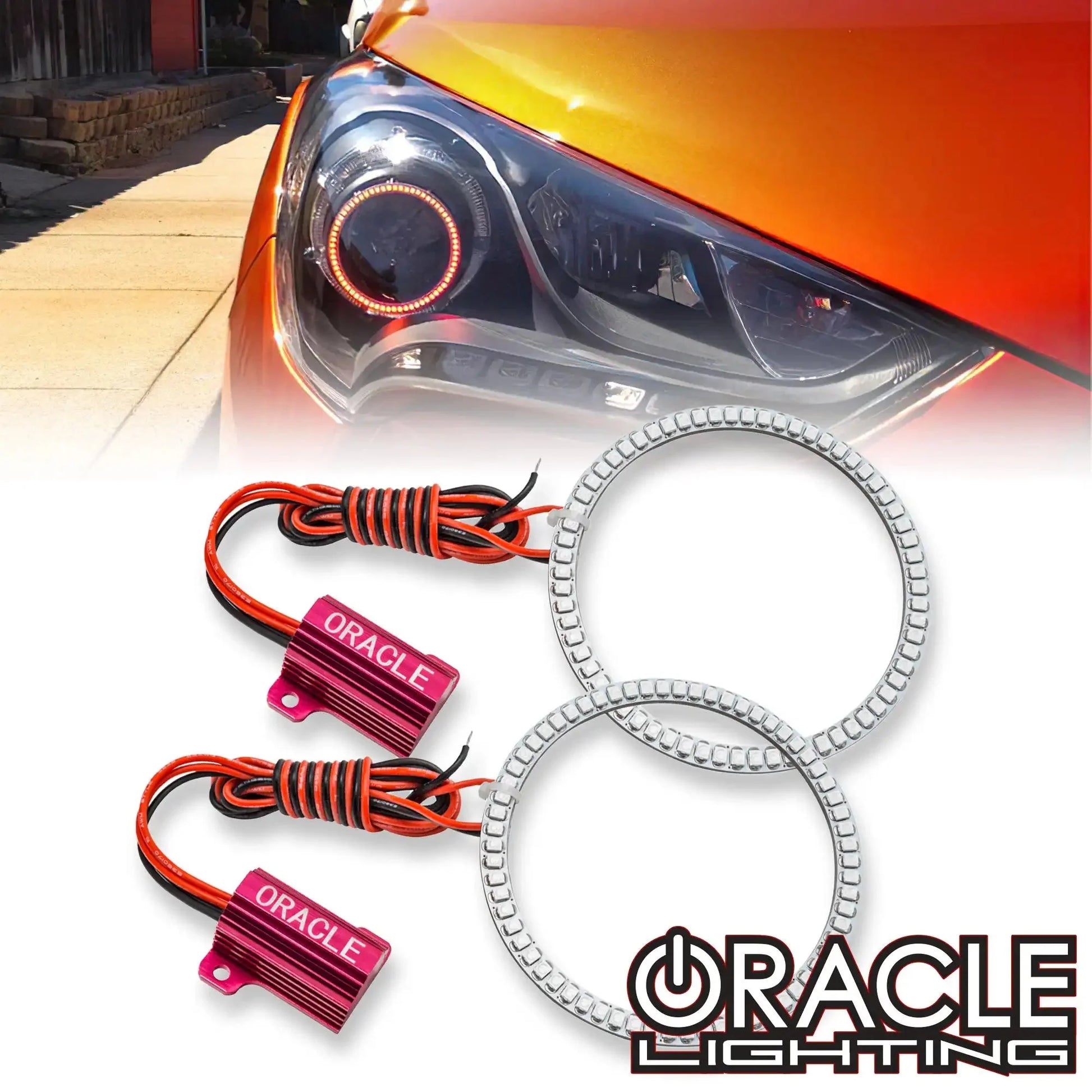 ORACLE Lighting 2011-2014 Hyundai Veloster LED Headlight Halo Kit by ORACLE Lighting