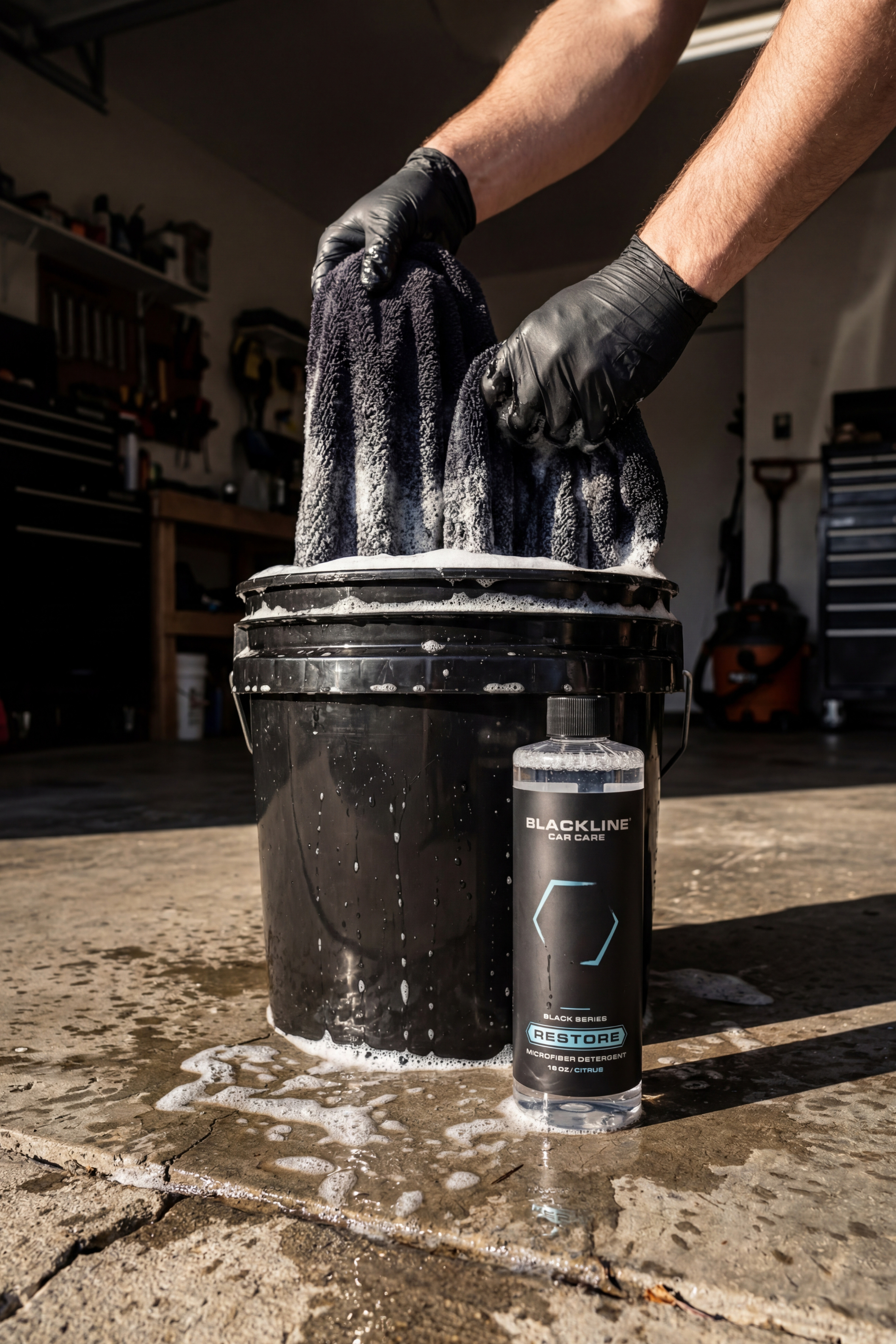 BLACKLINE® RESTORE MICROFIBER DETERGENT by Blackline Car Care
