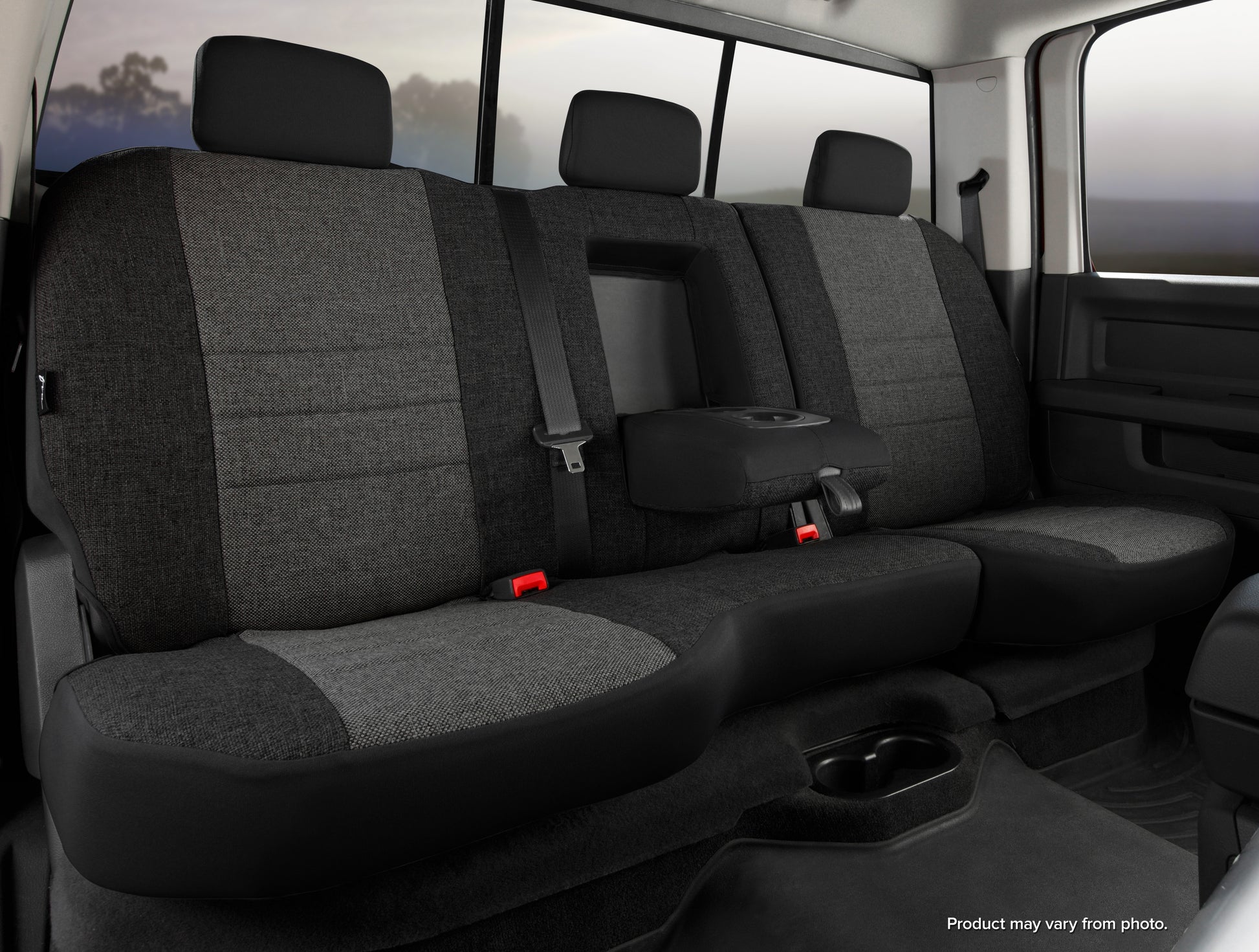 OE30 Series - Oe Tweed Custom Fit Rear Seat Cover- Charcoal by FIA