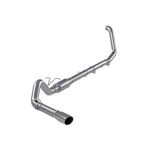 4in. Turbo Back. Single Side Exit. T409 Stainless Steel. by MBRP Exhaust