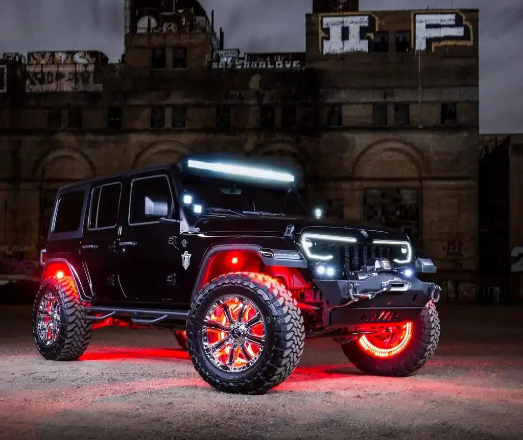 ORACLE Jeep JK Upper Windshield Brackets + Light Combo by ORACLE Lighting