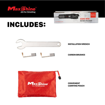 Car Polisher | M550 - 3in Plate, 550W by MaxshineUSA