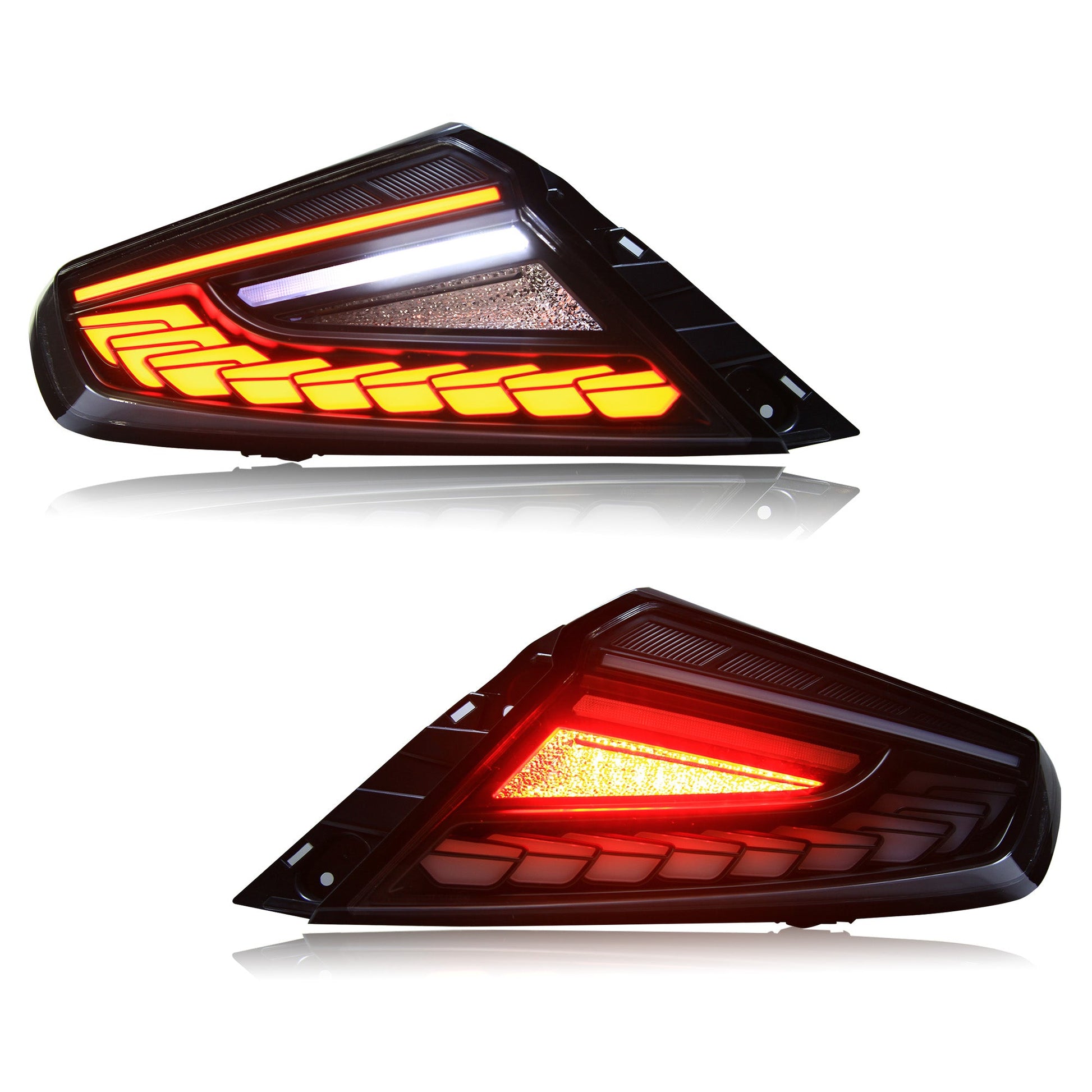 OLM Phantom-Spec LED Taillights (Clear Lens White Optic) - 2022+ WRX by MYX Automotive