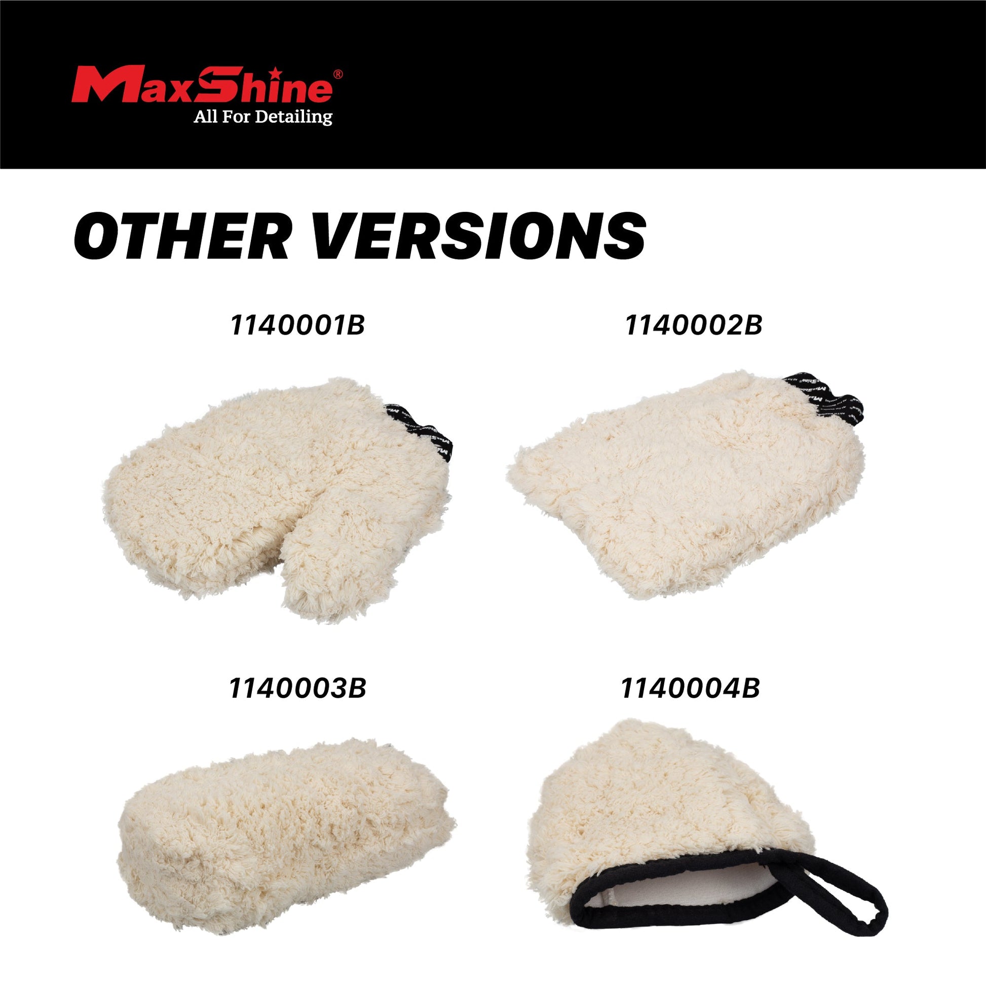 Microfiber Wash Mitts by MaxshineUSA