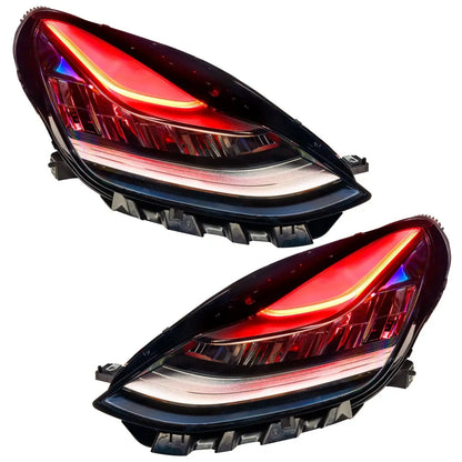 2017–20 Tesla Model 3 Headlights ColorSHIFT DRL Upgrade by ORACLE Lighting