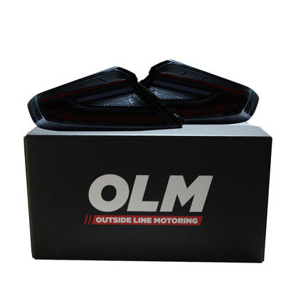 OLM Phantom-Spec LED Taillights (Smoke Lens Red Optic) - 2022+ WRX by OLM