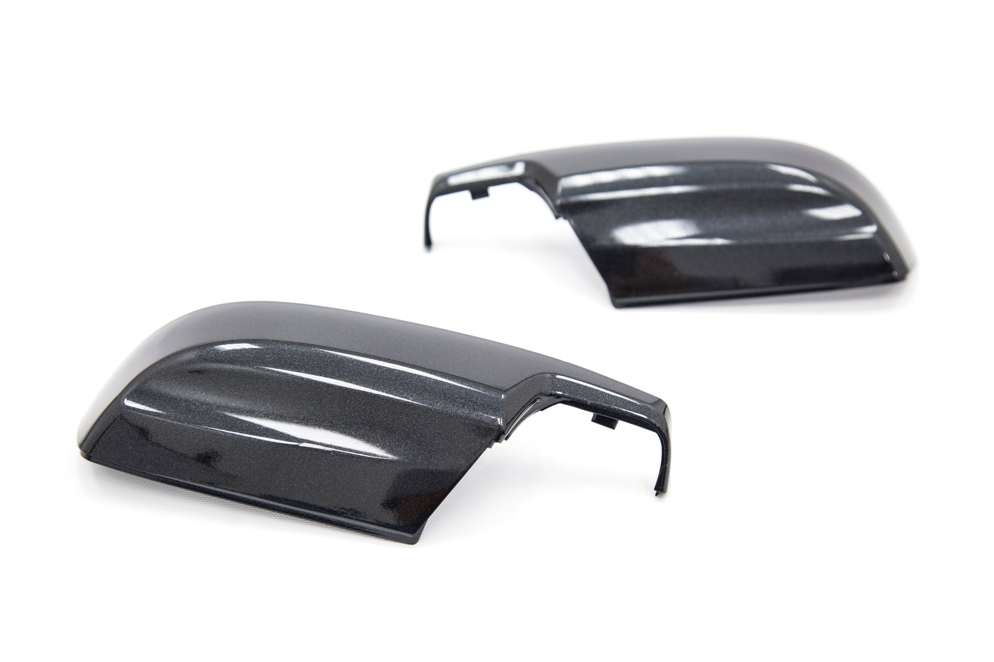 OLM Paint Matched Lower Mirror Covers - Dark Gray Metallic / Asphalt - 2015-2021 Subaru WRX / STI / 2015-2017 Crosstrek / 2015-2016 Impreza by OLM