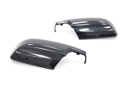 OLM Paint Matched Lower Mirror Covers - Dark Gray Metallic / Asphalt - 2015-2021 Subaru WRX / STI / 2015-2017 Crosstrek / 2015-2016 Impreza by OLM
