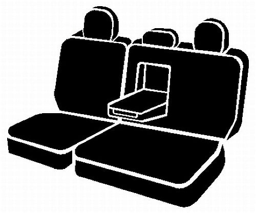 SP80 Series - Seat Protector Polyester Custom Fit Rear Seat Cover - Gray by FIA