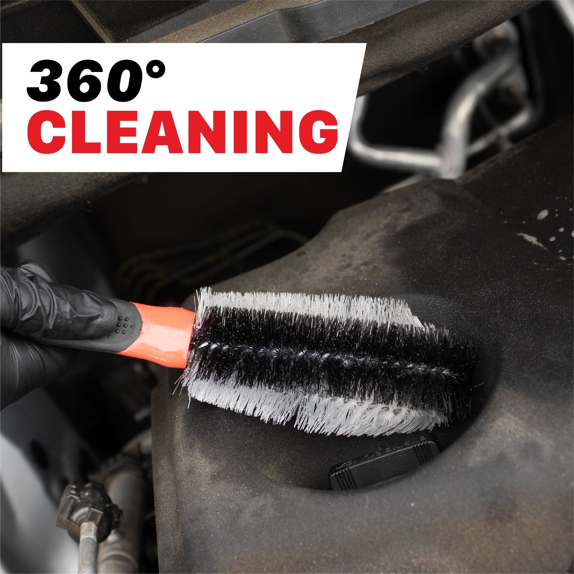 360° Wheel and Car Engine Brush by MaxshineUSA