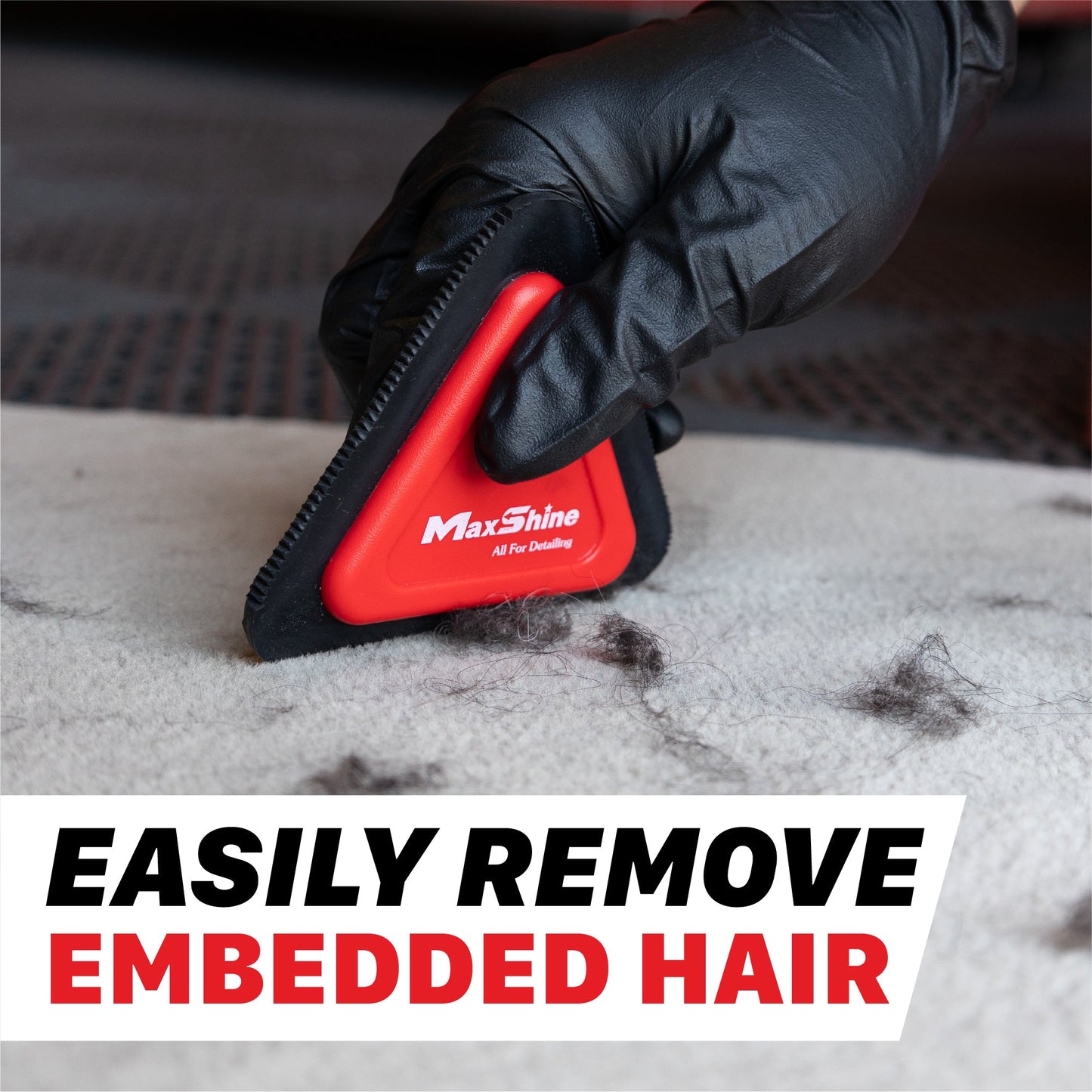 Pet Hair Remover for Car | Mini Pet Hair Carpet Brush by MaxshineUSA