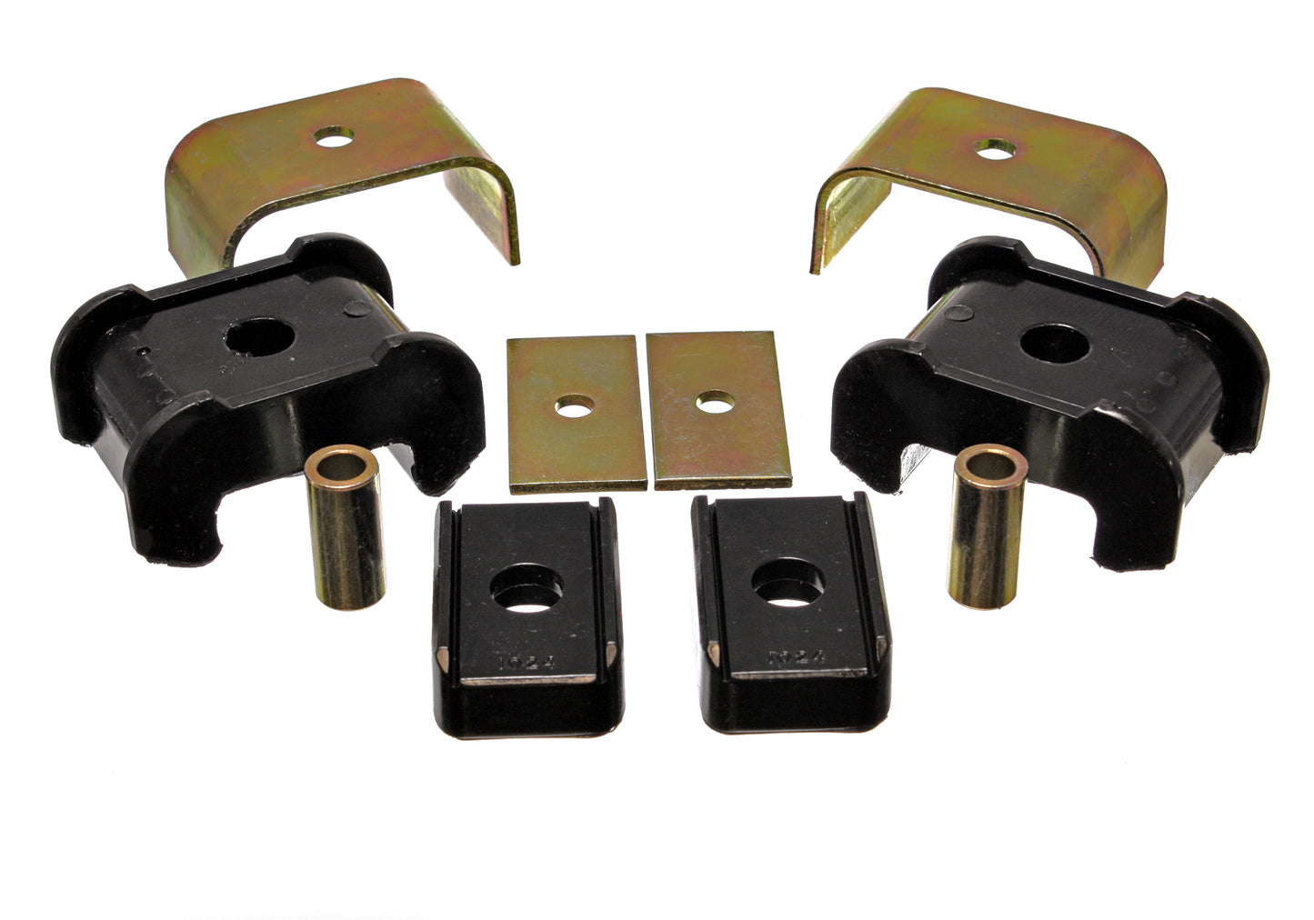 Transmission Mount; Black; Zinc Finish; Performance Polyurethane; by Energy Suspension