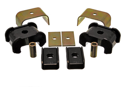 Transmission Mount; Black; Zinc Finish; Performance Polyurethane; by Energy Suspension