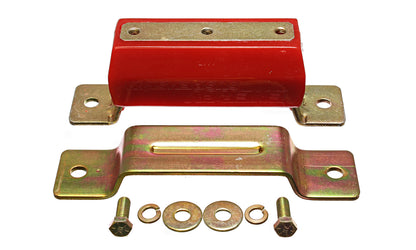 Transmission Mount; Red; Zinc Finish; Performance Polyurethane; Large 7.5; by Energy Suspension