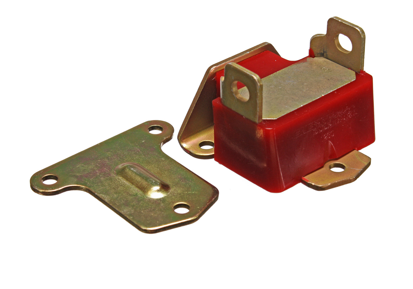 Motor Mount; Red; Zinc; Sold Individually; Performance Polyurethane; by Energy Suspension