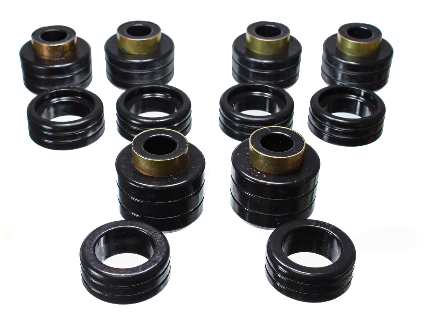 Body Cab Mount Set; Black; Performance Polyurethane; by Energy Suspension