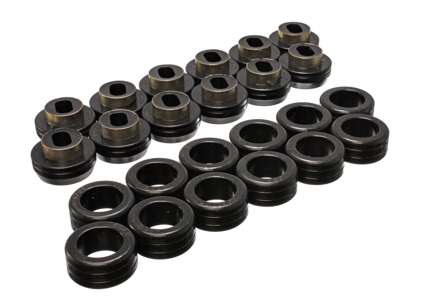 Body Cab Mount Set; Black; Performance Polyurethane; by Energy Suspension