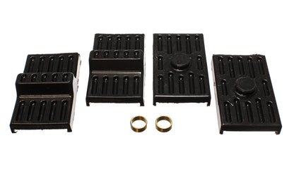 Universal Leaf Spring Pad; Black; Rear; Performance Polyurethane; by Energy Suspension