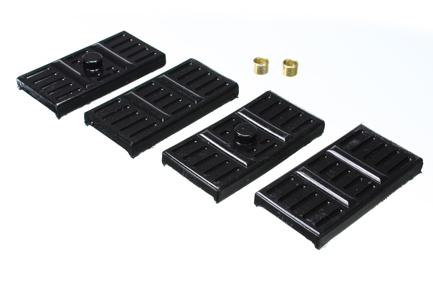 Universal Leaf Spring Pad; Black; Rear; Performance Polyurethane; by Energy Suspension