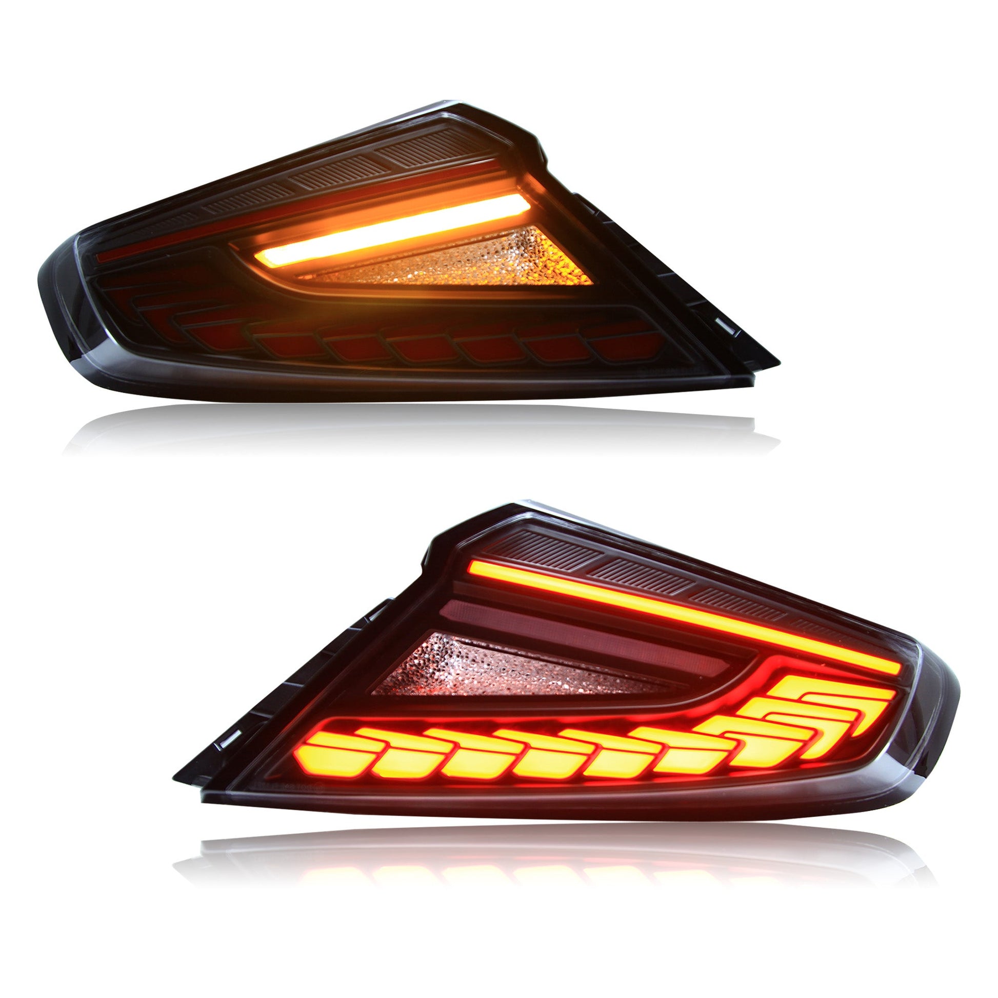 OLM Phantom-Spec LED Taillights (Clear Lens Red Optic) - 2022+ WRX by MYX Automotive