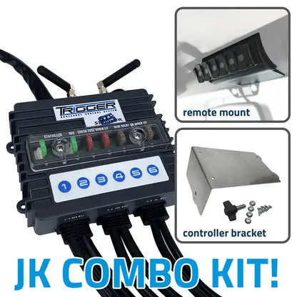 TRIGGER 6 SHOOTER Controller Jeep JK Combo Kit by ORACLE Lighting