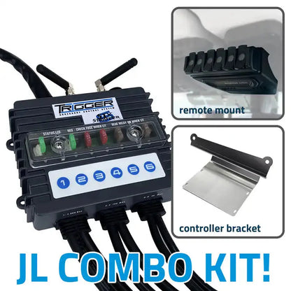 TRIGGER 6 SHOOTER Controller Jeep JL-JT Combo Kit by ORACLE Lighting