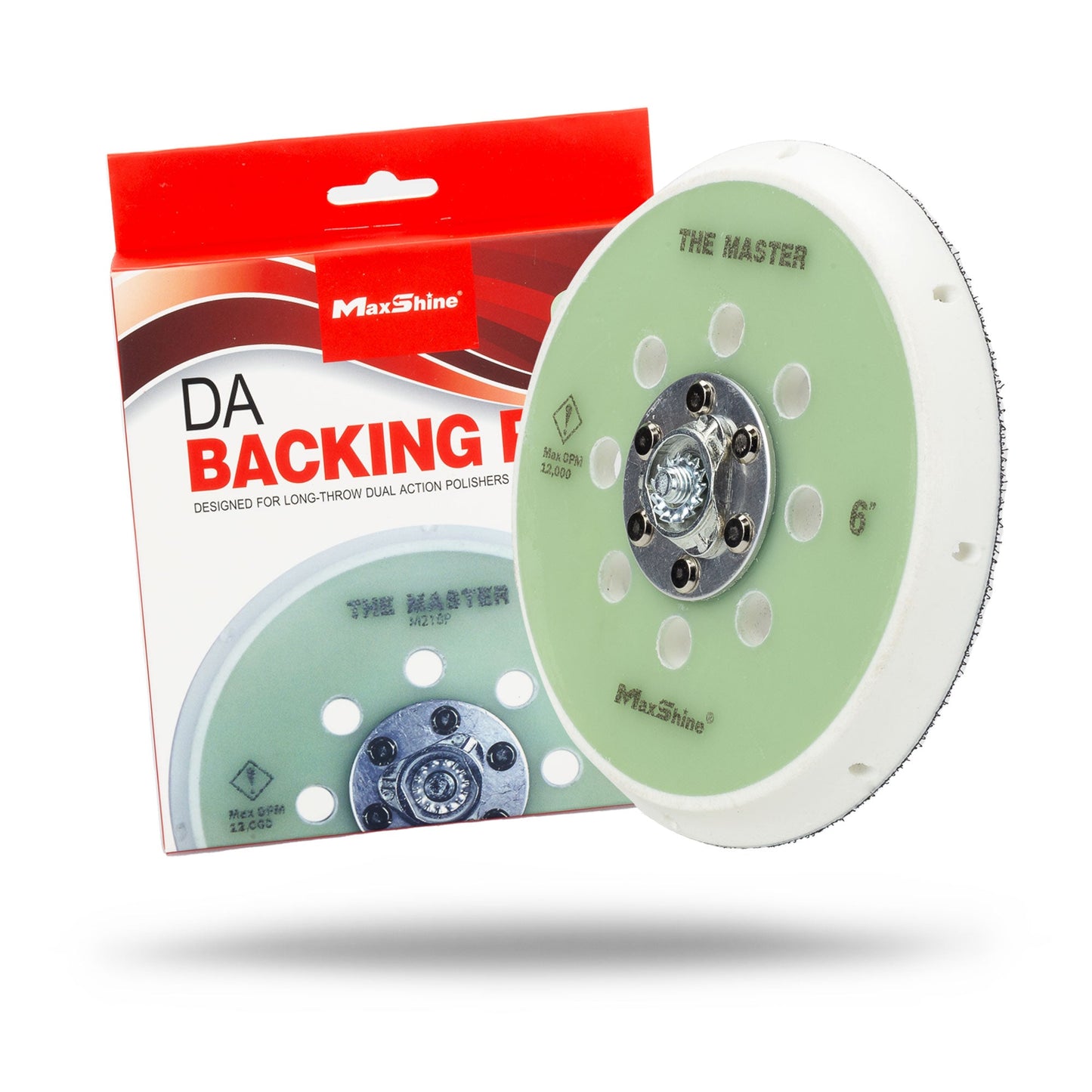 6 inch DA Backing Plates | Pro Series Dual Action Backing Plates - M15 Pro, M21 Pro by MaxshineUSA